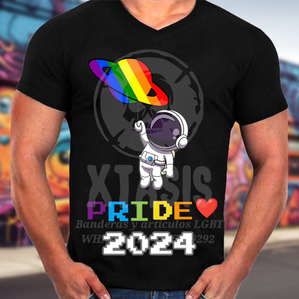 Playeras LGBT con Astronauta