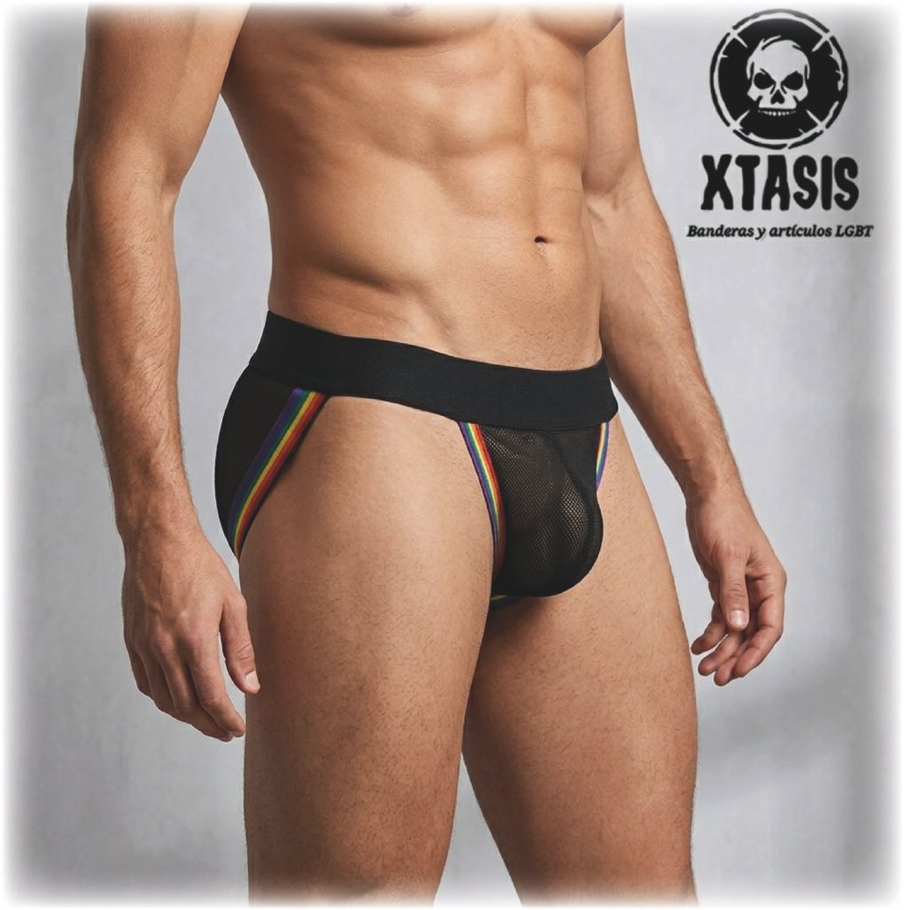 Suspensorio de Mesh Negro para Hombre | Jockstrap