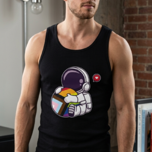 Camiseta LGBT con Astronauta